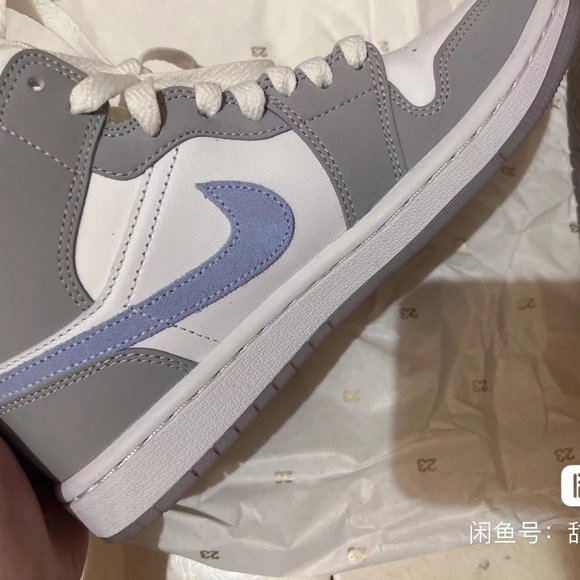 AJ high top ice blue NIKE idle - Picture 3 of 4